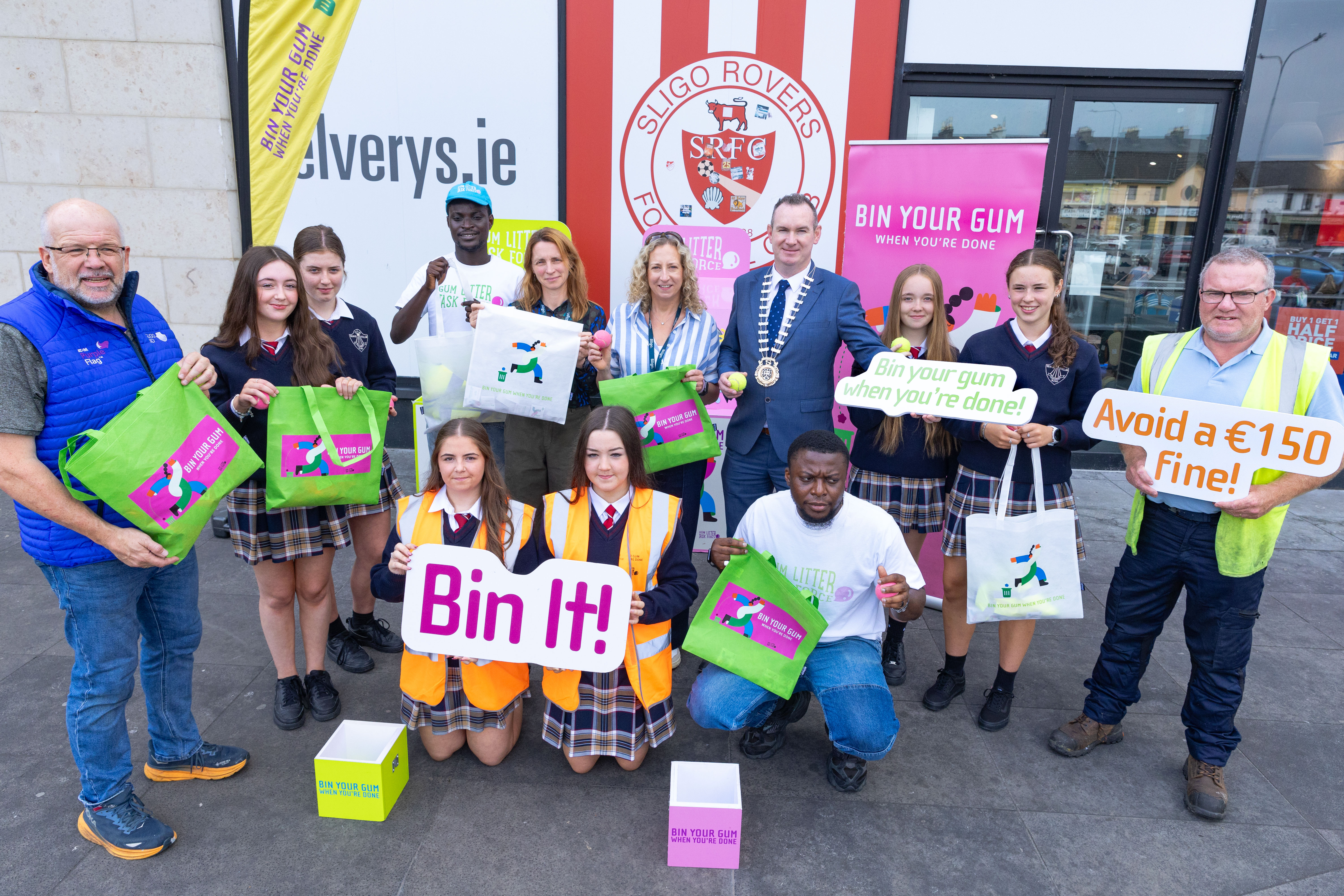 Sligo County Council Welcomes the Gum Litter Taskforce Roadshow promoting cleaner communities, gum disposal and a circular economy
