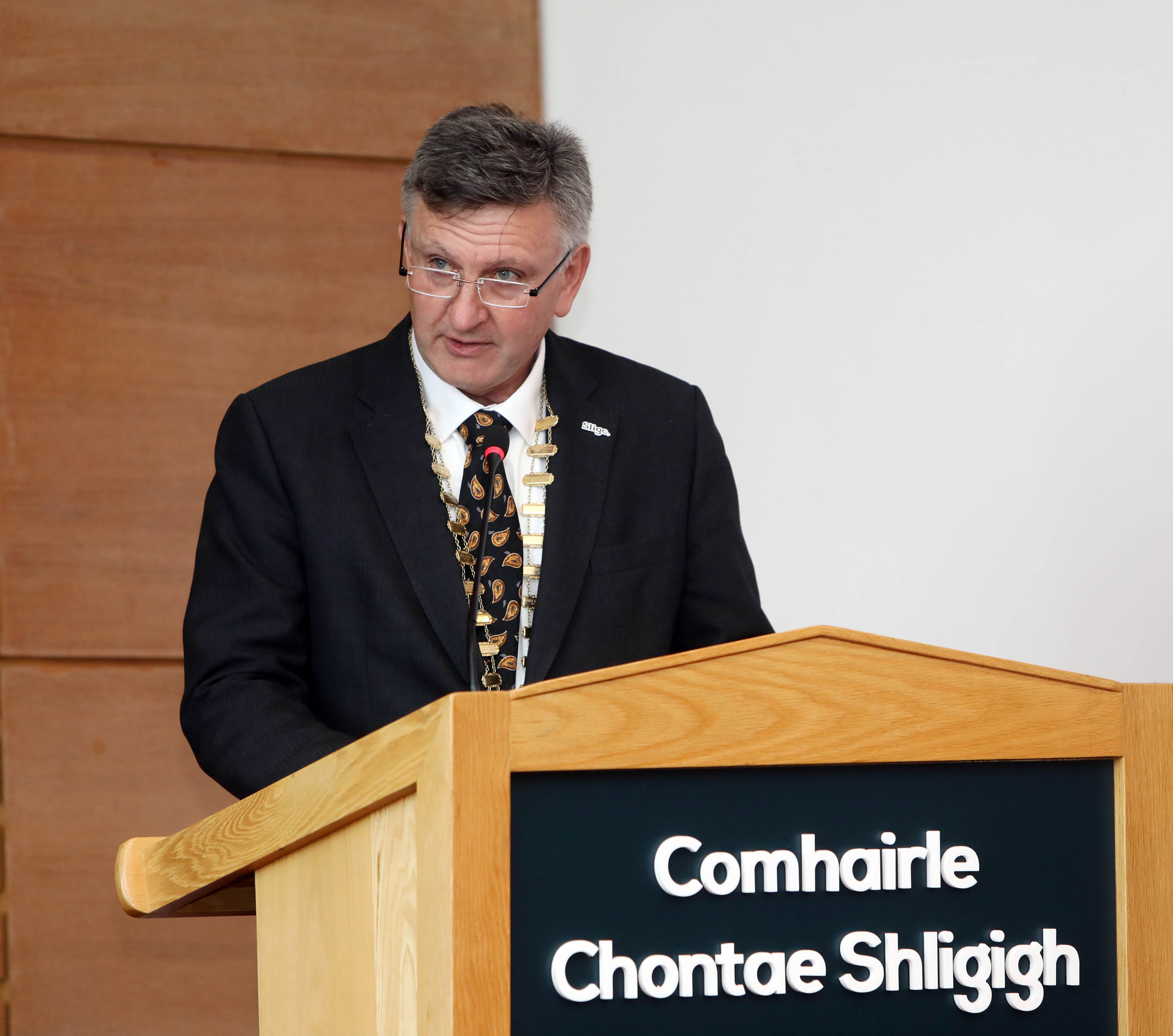 Minister OBrien Visit - Cathaoirleach address 