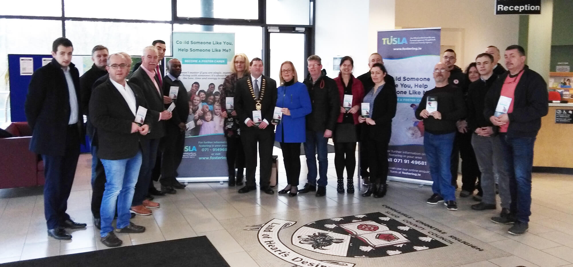 Foster Carer Information Stand Opened at County Hall