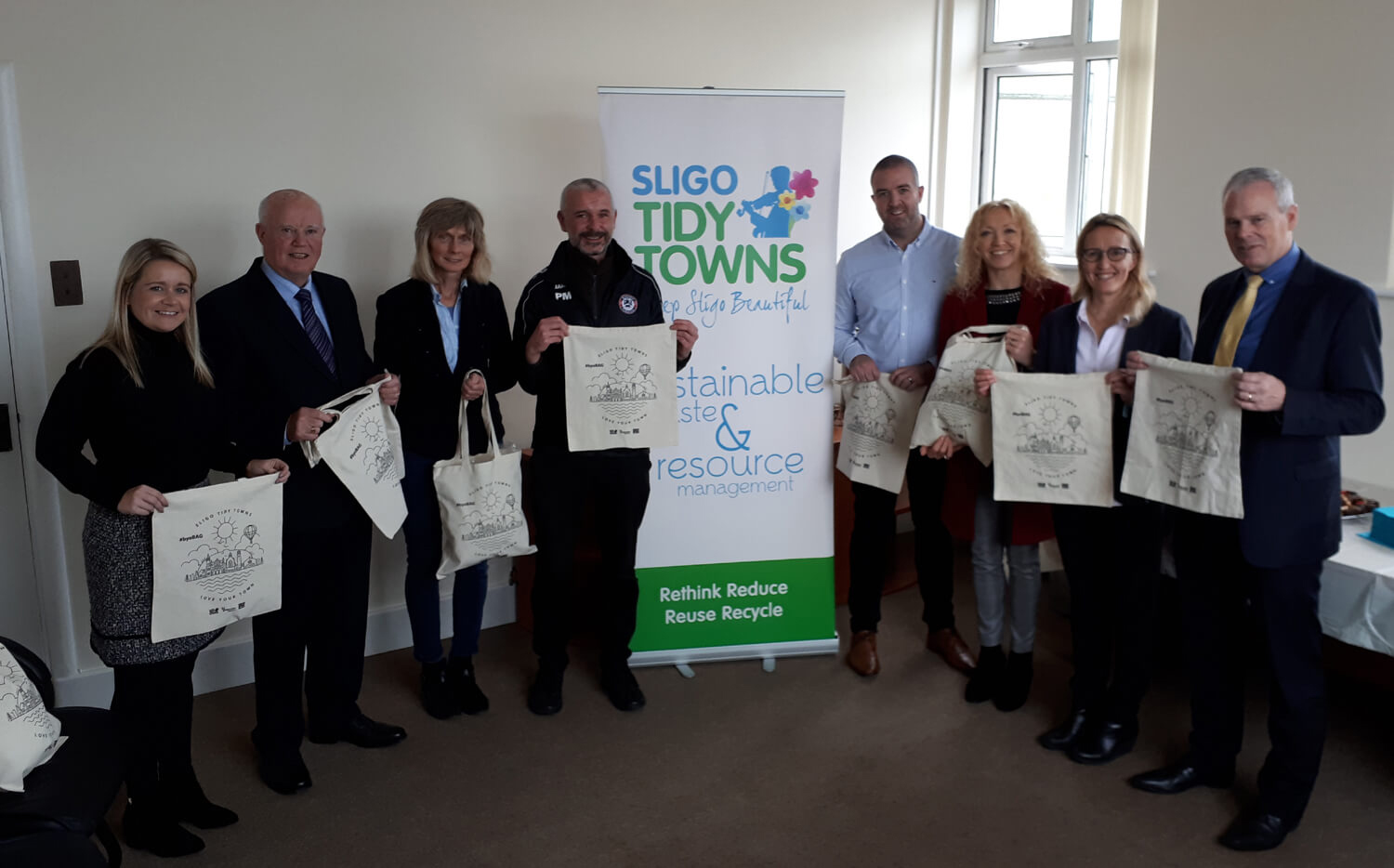 Sligo Tidy Towns Launch their BYOB Reusable Shopping Bag