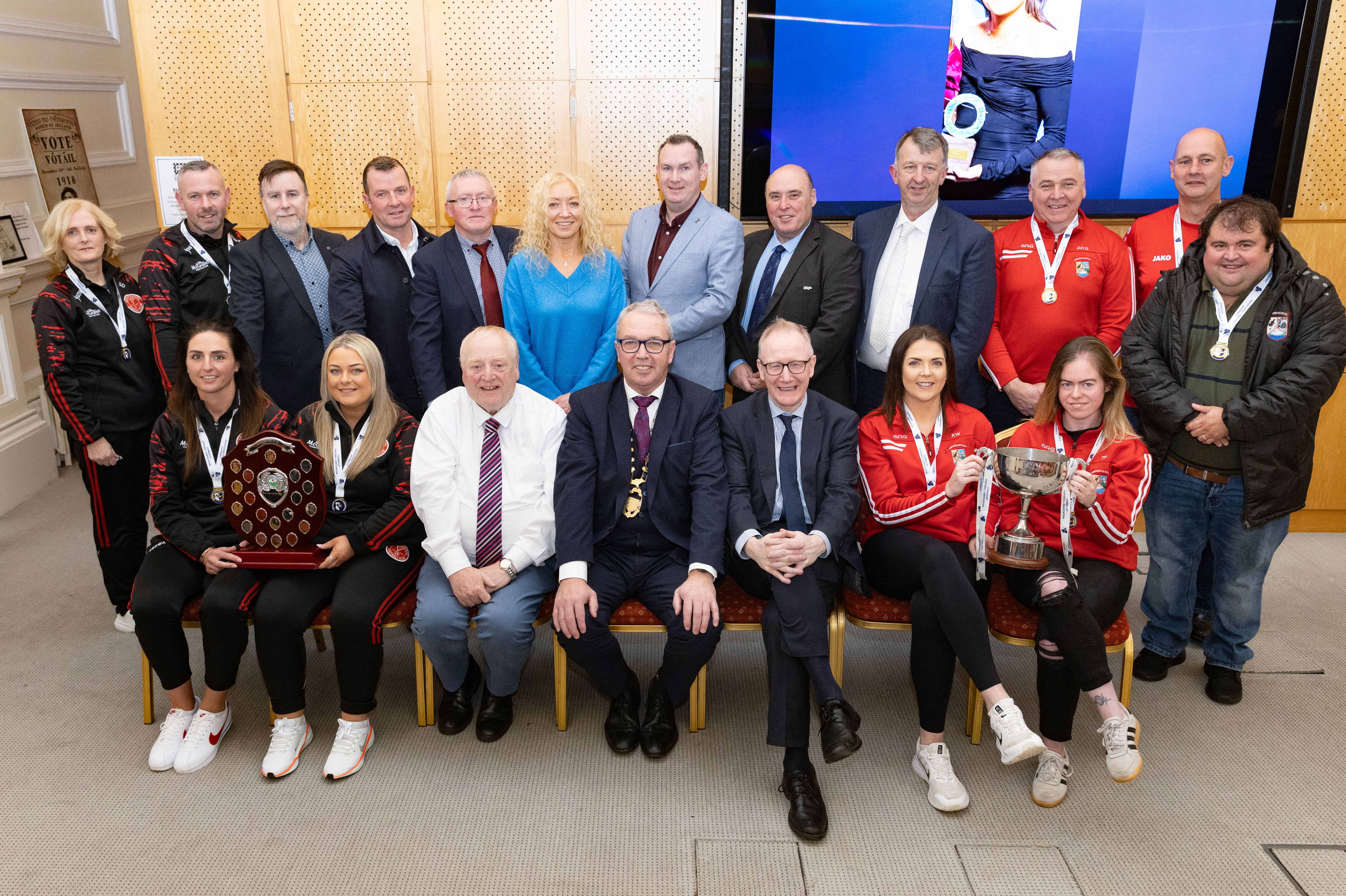 Civic Reception Honours Gurteen Celtic FC Ladies and Arrow Harps FC Ladies Teams