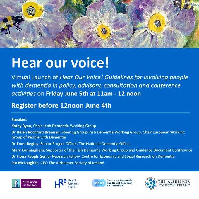 Virtual Launch of Hear Our Voice 